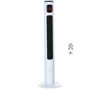 HOMCOM - Ventilateur Colonne - ABS - 31.5x31.5x117cm - Blanc