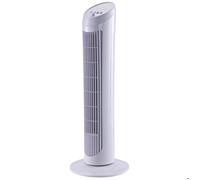 HOMCOM - ventilateur - Plastique - 27x27x75cm - blanc