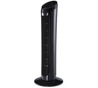 HOMCOM - ventilateur - Plastique - 27x27x75cm - Noir