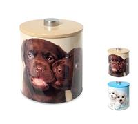 Home 8598100 Boîte à biscuits Cats&Dogs en fer-blanc Motif chiens 17 x 20 cm H Néoprène