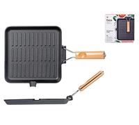HOME Accueil Grille carrée en Fonte Cm28 Outil de Cuisine