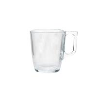 Home Arc Stripy Lot de 6 tasses en verre, 25 cl