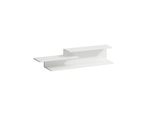 Home collection étagère 'lay' en céramique 690x140x155 mm blanc mat - LAUFEN H8777727570001