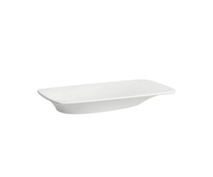 Home collection plateau 'aurelio' en céramique 320x175x40 mm graphite mat - LAUFEN H8777797580001