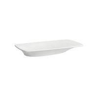 Home collection plateau 'aurelio' en céramique 320x175x40 mm noir mat - LAUFEN H8777797160001