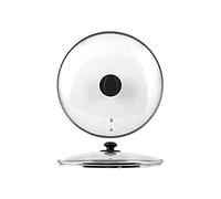 HOME Couvercle en Verre B/Ustensile de Cuisine en Acier Inoxydable 34 cm
