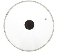 Home Couvercle en Verre B/Ustensile de Cuisine en Acier Inoxydable Cm36