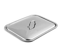 HOME Couvercle Rectangulaire Inox 30X22 Préparation Cuisine