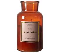 HOME DECO FACTORY - BO0134 Bougie Parfumée Pivoine Apo Chic - Design Élégant - Parfum Apaisant - Combustion Prolongée - pour Toutes Occasions - H255 cm - Rose