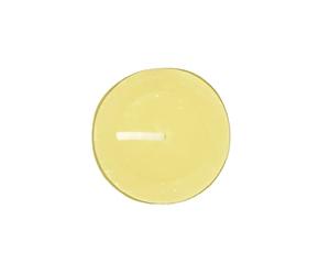 HOME DECO FACTORY - BO0144, Bougies Chauffe-Plat Citronnelle Lot de 15 - Parfum Frais - Couleur Jaune Éclatante - Idéales pour Toutes Occasions - Taille : 8 cm