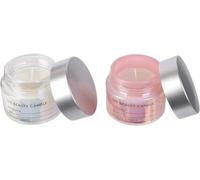 Home Deco Factory BO5374 Bougies Parfumées Beauty Coffret Livre de 2 Assorties Camélia Magnolia Pots de Crème Blanc Rose H23 x 8,5 x 17,6 cm