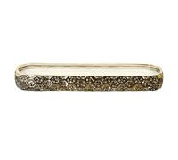 HOME DECO FACTORY - BO5550 Bougie Parfumée Céramique Or Du Temps 6 Mèches - Senteur Cachemire - Décoration Tendance - Combustion 9h - 40 x 11 x 4,5 cm - Doré