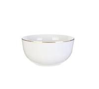 HOME DECO FACTORY Bol avec Liseré Doré Design Élégant 500 ml Multicolore
