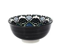 HOME DECO FACTORY Bol Décoratif Mandala Céramique 220 ml 12 cm Multicolore