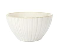HOME DECO FACTORY Bol en Céramique Design en Relief 14,5 cm Salades Beige