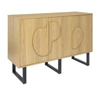 HOME DECO FACTORY Buffet Calypso en MDF et métal