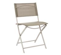 Lot de 4 Chaises - HOME DECO FACTORY - Elba - Pliante - Moderne - Beige