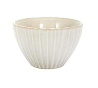 HOME DECO FACTORY Coupelle en Céramique Design Texturé Amuse-Bouches Beige
