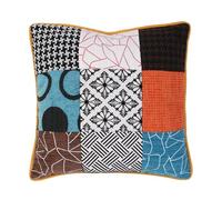 Home Deco Factory – Coussin HD6499 Patchwork déhoussable 40x40 cm pour canapé Multicolore