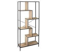 Home Deco Factory Étagère de rangement industrielle HD7186 Edison salon/chambre 80x80x40 cm Noir