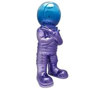 HOME DECO FACTORY - HD0106 Figurine d'Astronaute Électroplate H33 cm, Statue Décorative Multicolore, Style Contemporain, Concept Cadeau Original pour Intérieur