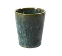 HOME DECO FACTORY Gobelet Espresso Elia en Céramique 9 cl Vert et Noir | Céramique, gobelet espresso Elia, 9 esign moderne et élégant, café ou thé, service de table, vert et noir