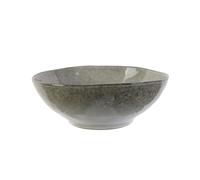 HOME DECO FACTORY Grand Bol en Grès Micro-Ondes 19,5 cm Gris