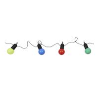 HOME DECO FACTORY - LAO0184 Guirlande Solaire Lumineuse 20 LEDs Multicolores - Économie d'Énergie - Installation Facile - Extérieur - Taille : 5m - Multicolore