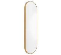 HOME DECO FACTORY - HD0029, Miroir doré élégant 30x100 cm, déco Murale Moderne, Effet agrandissant, Facile à Installer, Conçu pour Salon, Chambre ou entrée, Couleur Or