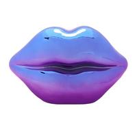 HOME DECO FACTORY - HD0102 Figurine Déco Bouche à Poser, Électroplate, Objet Décoratif Moderne, pour Tous Styles d'Intérieur, Multicolore, Taille Unique