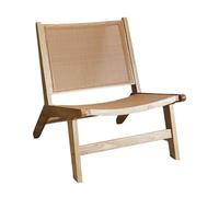 HOME DECO FACTORY, HD0333, Fauteuil, Modèle Bali, Collection Natural Crush, Mobilier Contemporain, Assise, Canapé et Fauteuil, 64 x 75 x 71 cm, Marron