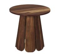 HOME DECO FACTORY, HD0347, Table d'Appoint D45Cm Will, Collection Softness, Mobilier, Table Et Bureau, Table d'Appoint - Gigogne, 45x45x45 cm, Marron