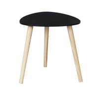 Paris prix Table d'appoint scandinave - Noir & naturel