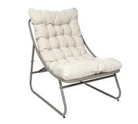 HOME DECO FACTORY - HDO0364, Fauteuil Confort Optimal Beige, Design Élégant et Polyvalent, Conçu pour Salon ou Bureau, Facile à Entretenir, Dimensions 68x855x88 cm, Couleur Beige