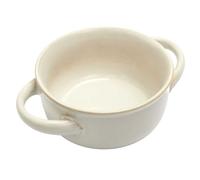 HOME DECO FACTORY - KA0399 Bol à Soupe en Grès - Design Élégant et Intemporel - pour Soupe et Plats Variés - Taille 20 cm - Couleur Gris - Compatible Micro-Ondes et Four