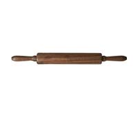 HOME DECO FACTORY - KA0418 Rouleau à Pâtisserie en Acacia - Conçu pour Étaler Pâtes à Tarte, Biscuits et Pizza - Finition Élégante Marron - Taille Standard