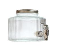 Distributeur de Boisson - HOME DECO FACTORY - Design Strié - 2L - Transparent