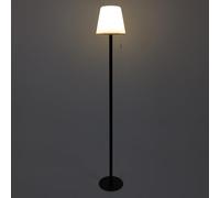 HOME DECO FACTORY - LA0096 Lampadaire Rechargeable RGB IP44 - Design Moderne, Éclairage Personnalisable, Résistant à l'eau, Intérieur et Extérieur, Blanc et Noir, H1M