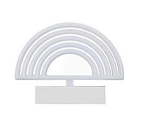 Home Deco Factory Lampe LA0037 LED Effet néon Arc-en-ciel à piles 30 cm Multicolore