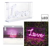 Luminaire enfant The Home Deco Factory Lampe Acrylique LED Effet Néon Love M12 Multicolore E