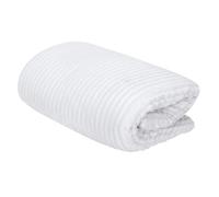 HOME DECO FACTORY - TX9161, Plaid en Flanelle Doublure en Sherpa, 180 x 220 cm, Beige, Conçu pour Le Confort et la décoration intérieure, Conçu pour Les soirées cocooning.