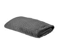 HOME DECO FACTORY Plaid en Flanelle Embossé Doux 120x150 cm Gris Foncé | Polyester, plaid en flanelle embossé, 120x150 cm, doux et élégant, canapé ou lit, gris foncé