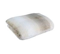 Plaid Tie and Dye Teintes 150x200cm Beige