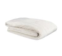 HOME DECO FACTORY - Plaid Flanelle Beige Sherpa - Lavable À 30 ° - Format XXL - Polyester - Dimensions : 140 X 200 cm