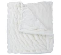 Plaid Imitation Fourrure Luxury 140x200cm Blanc