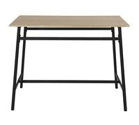HOME DECO FACTORY - Portemanteau design moderne blanc pour manteaux et accessoires - robuste et facile à installer - dimensions 27x173x27 cm - couleur blanche. - Collection LOKA