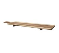 HOME DECO FACTORY Présentoir sur Pied en Acacia 60 cm Tapas Marron | Bois d'acacia, présentoir sur pied, 60 cm, tapas et apéritifs, design élégant, service de table, marron
