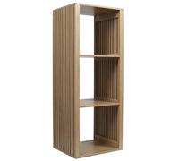 HOME DECO FACTORY – Rangement modulable Klaus 3 cases – Bois MDF – 38,5×99×32 cm – Marron