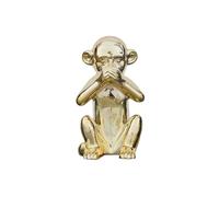 The_home_deco_factory Statuette singe - Or