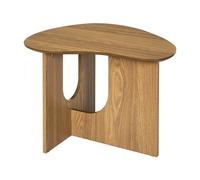 HOME DECO FACTORY - Table d'appoint contemporaine Calypso - Design élégant et Polyvalent - idéale pour Tous Les espaces - Facile à Entretenir - Marron - 60x42x48 cm - Modèle Calypso